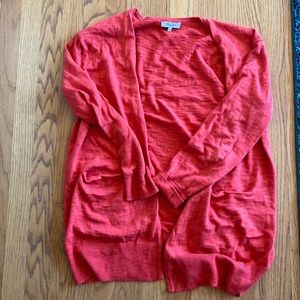 Madewell size small orange cardigan